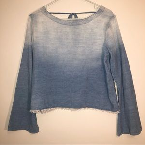 Cloth and stone soft ombre long sleeve